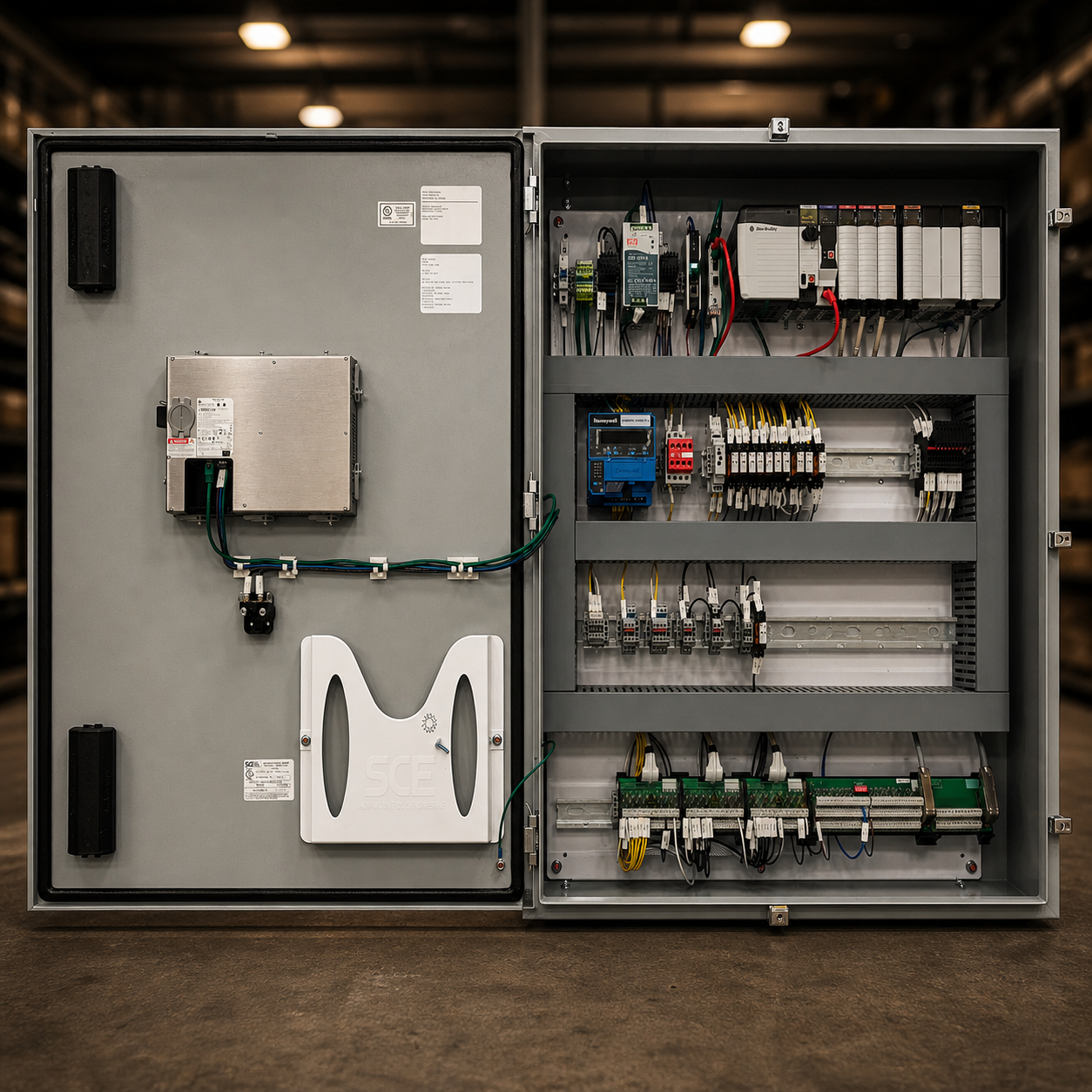 Industrial PLC Control Panel